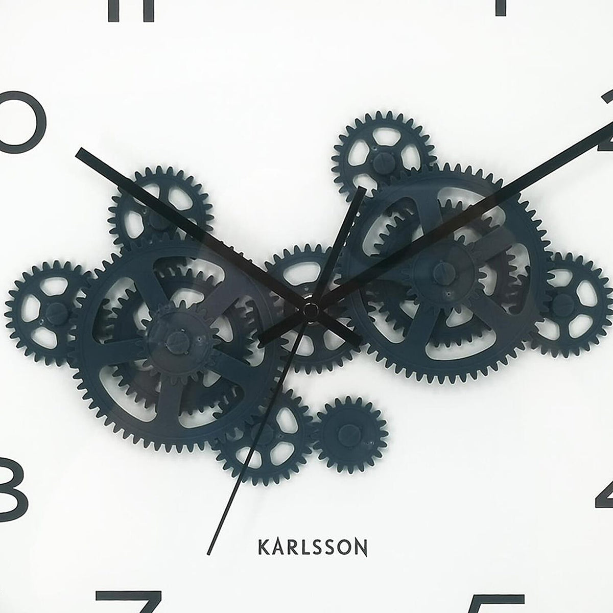 KARLSSON Open Gear Wall Clock (40cm) - Blue Gears V32718838 3