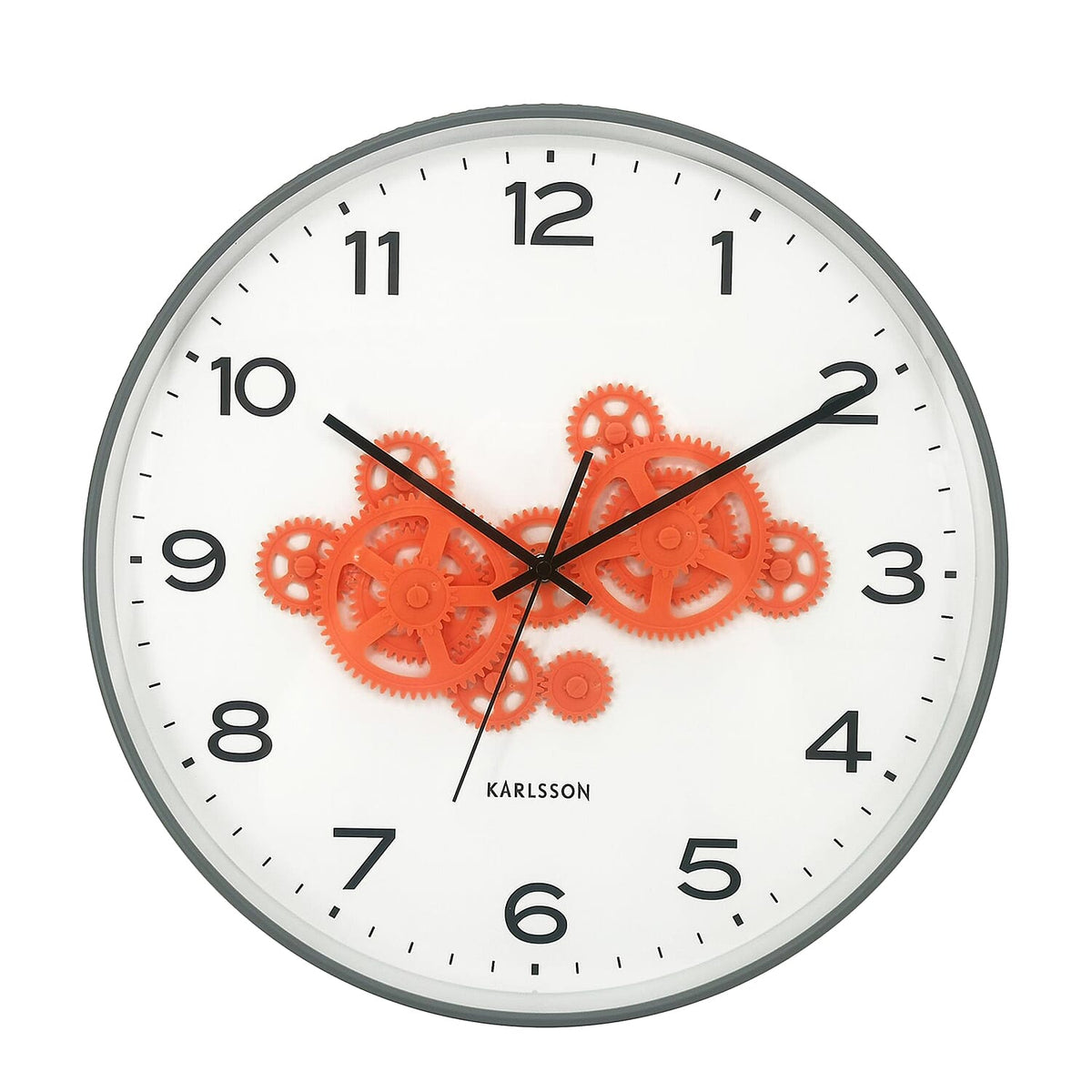 KARLSSON Open Gear Wall Clock (40cm) - Orange Gears V32718830 0
