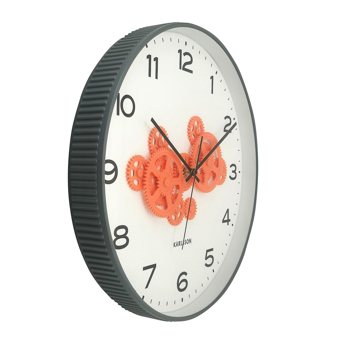 KARLSSON Open Gear Wall Clock (40cm) - Orange Gears V32718830 2