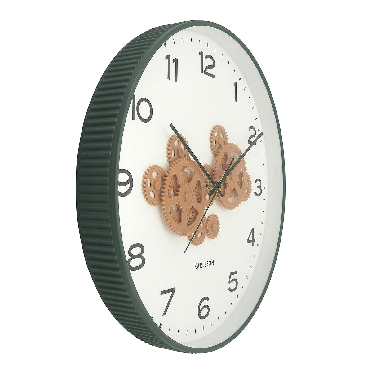 KARLSSON Open Gear Wall Clock (40cm) - Yellow Gears V32716670 2