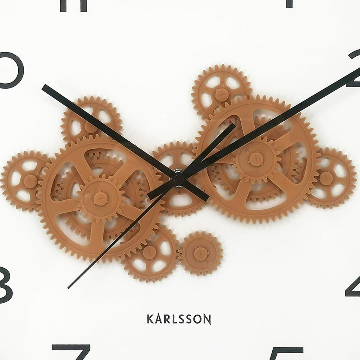 KARLSSON Open Gear Wall Clock (40cm) - Yellow Gears V32716670 3
