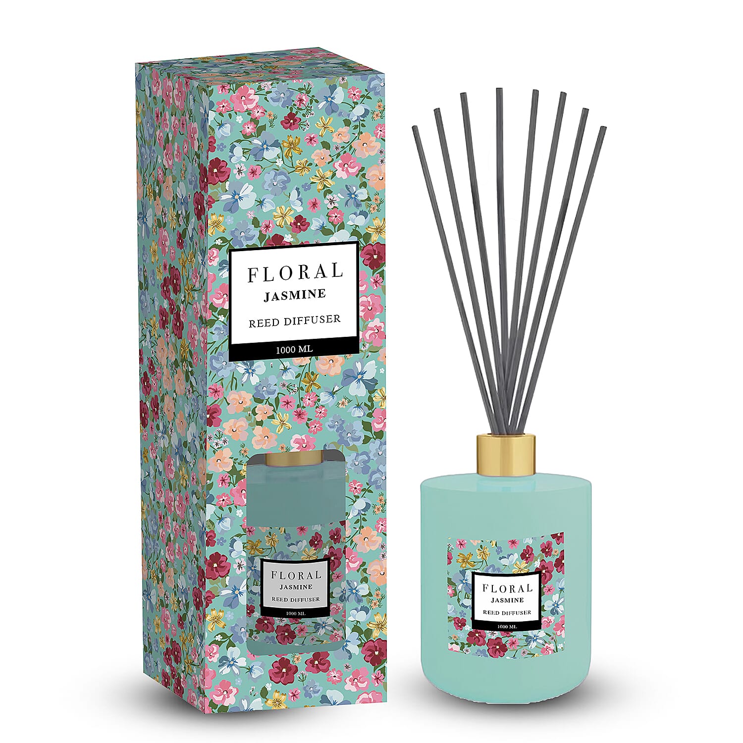 Luxury Floral Jasmine Reed Diffuser (1000 ml) - Green 8324647 0