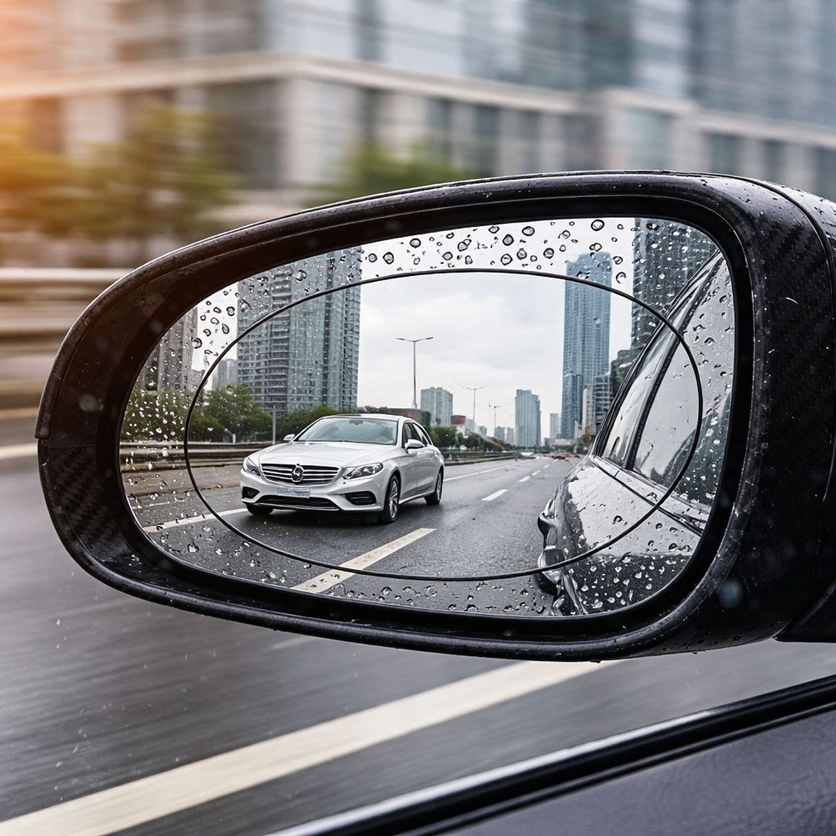 Anti Fog-Rain Car Rearview Mirror Protection Screen 8250924 0