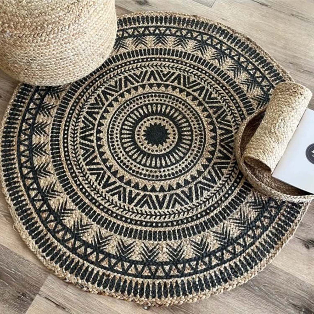 IW Special Jute Rug and Door Mat - Blue V32667432 0