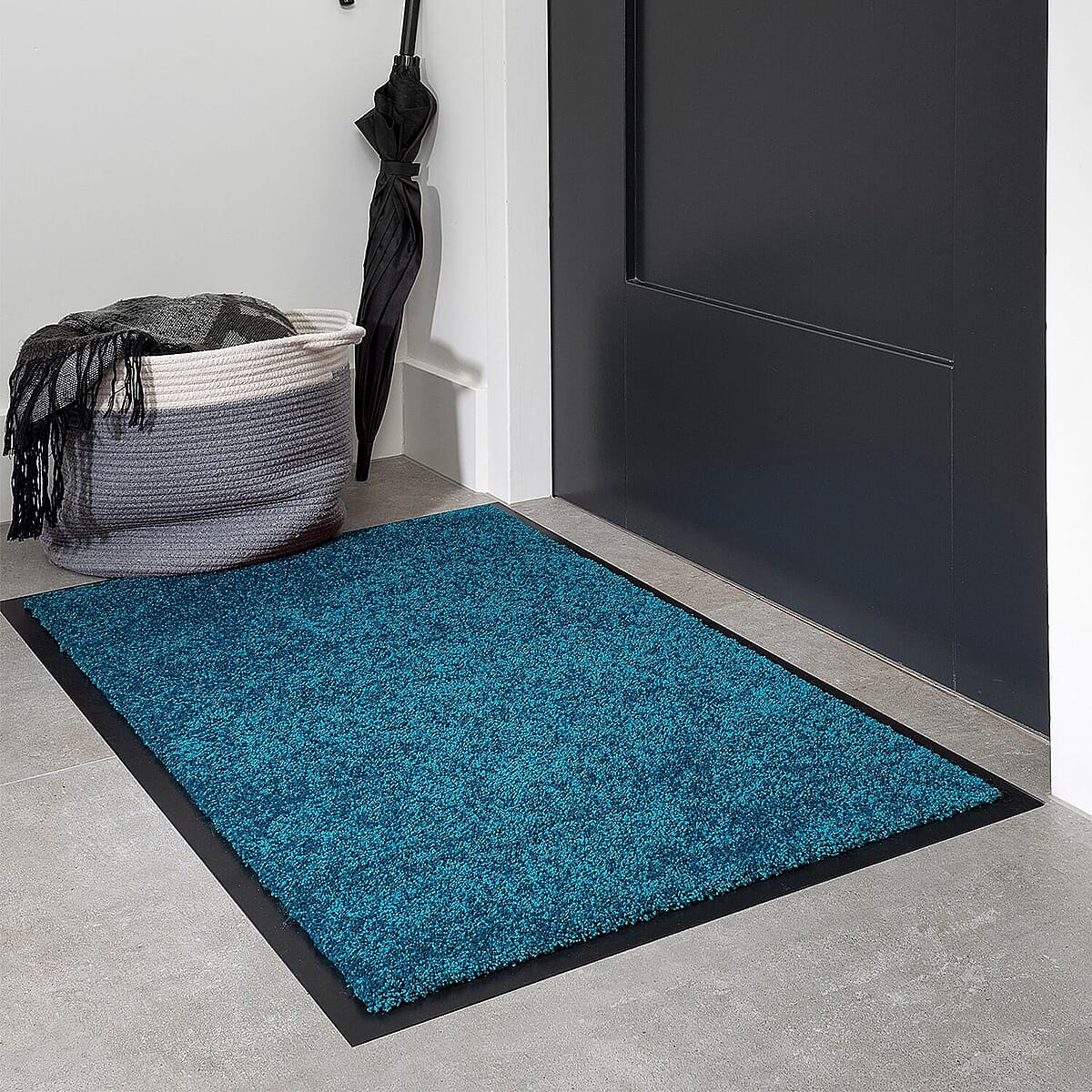 Dirt Stopper Barrier Anti Skid Mat (120 x 60cm) - Teal 8416349 0