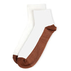 4-Pair Magic Copper Short Socks (Size L-XL) - White