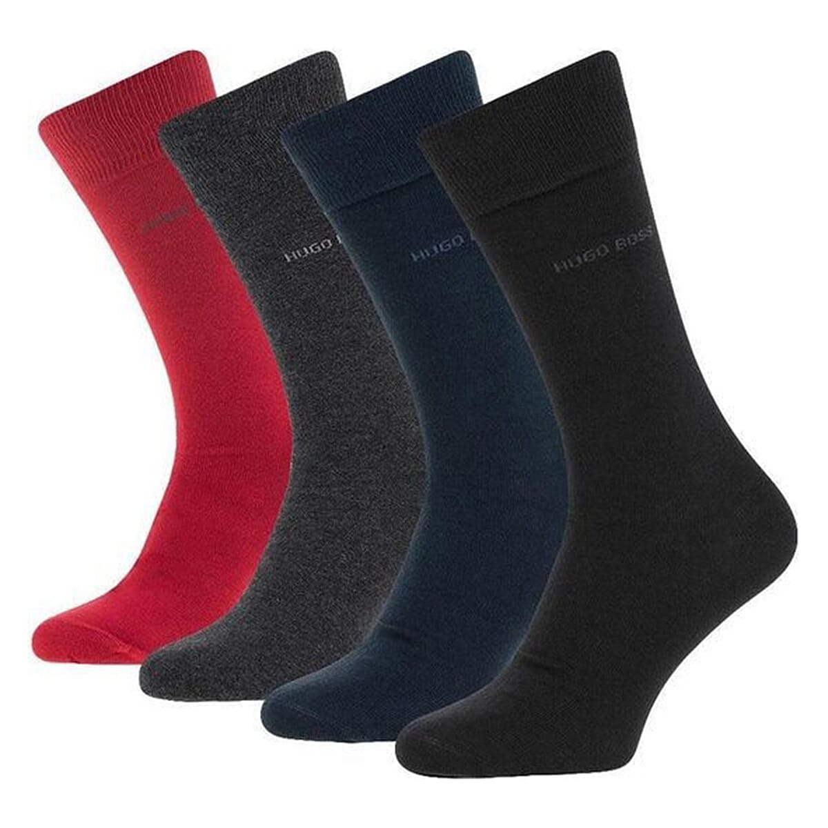 Hugo Boss Menâ€™s Socks â€“ Pack of 4 (Gift Box Edition) 8367852 0