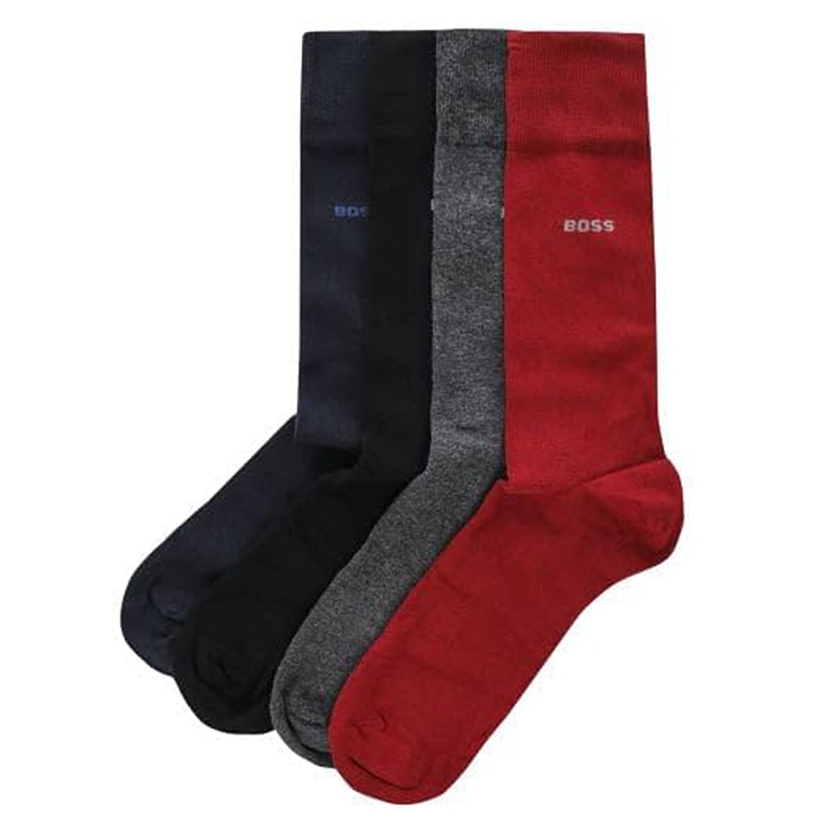 Hugo Boss Menâ€™s Socks â€“ Pack of 4 (Gift Box Edition) 8367852 2