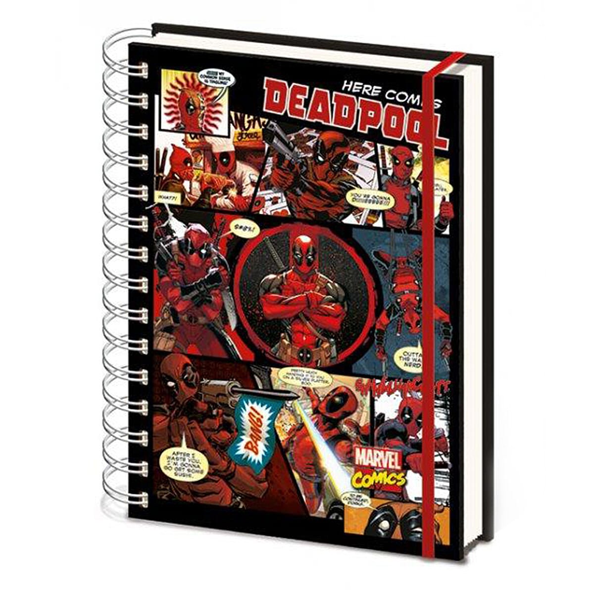 Marvel Deadpool Here Comes Deadpool A5 Notebook - Red 8498901 0