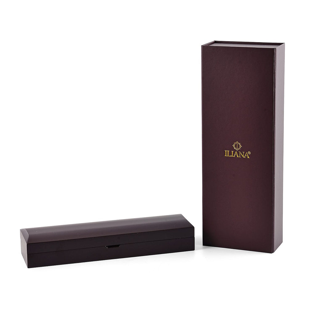 Iliana LED Bracelet Box (Size 24.5x7x4 cm) - Red