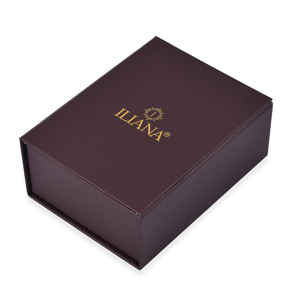 Iliana Earring Book Box (Size 13x10x5 cm) - Red