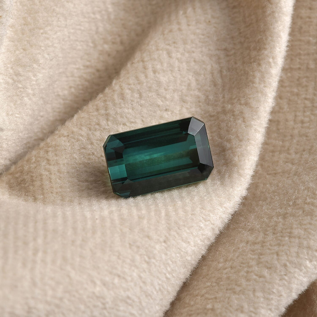 Indicolite Octagon Size Varies