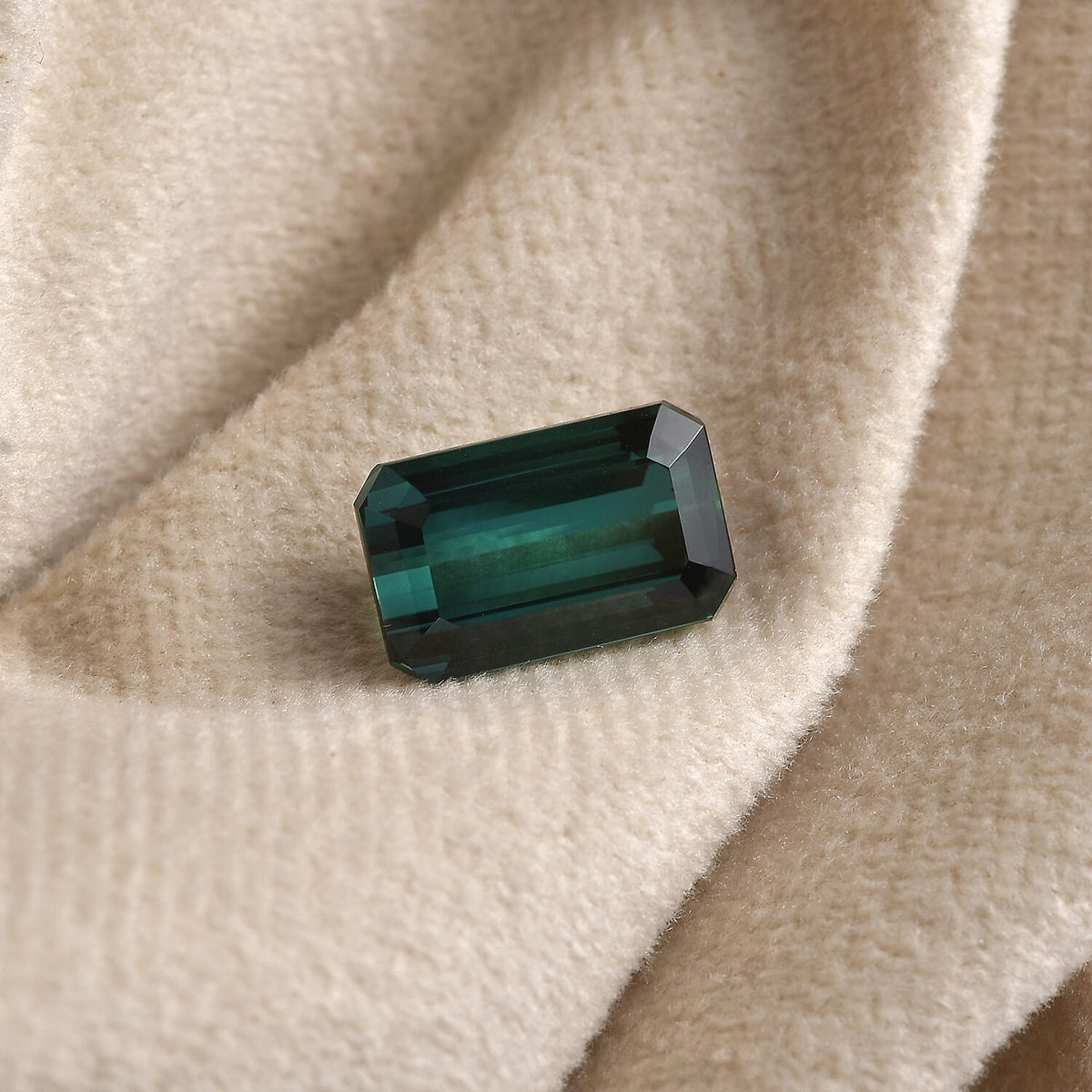 Indicolite Loose Gemstone in Octagon Shape (Size Varies) 7990565 3