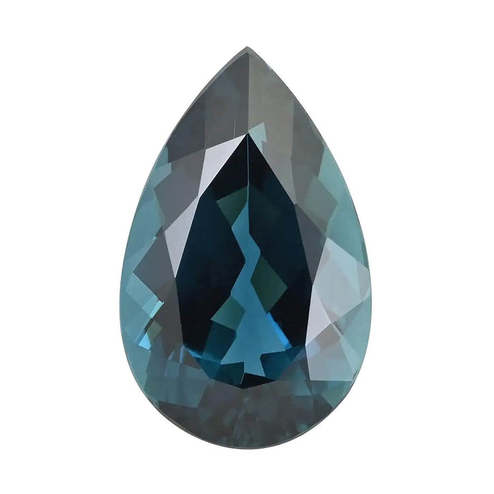 Certified &amp; Appraised 8.98 Ct. AAAA Indicolite Loose Gemstone in Pear Shape 7755837 1