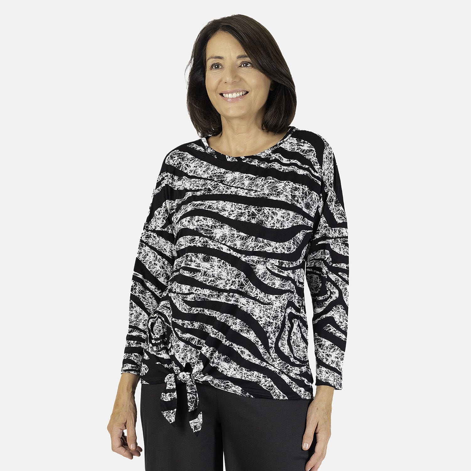 Indigo and Co Tie Front Top 7859234 1