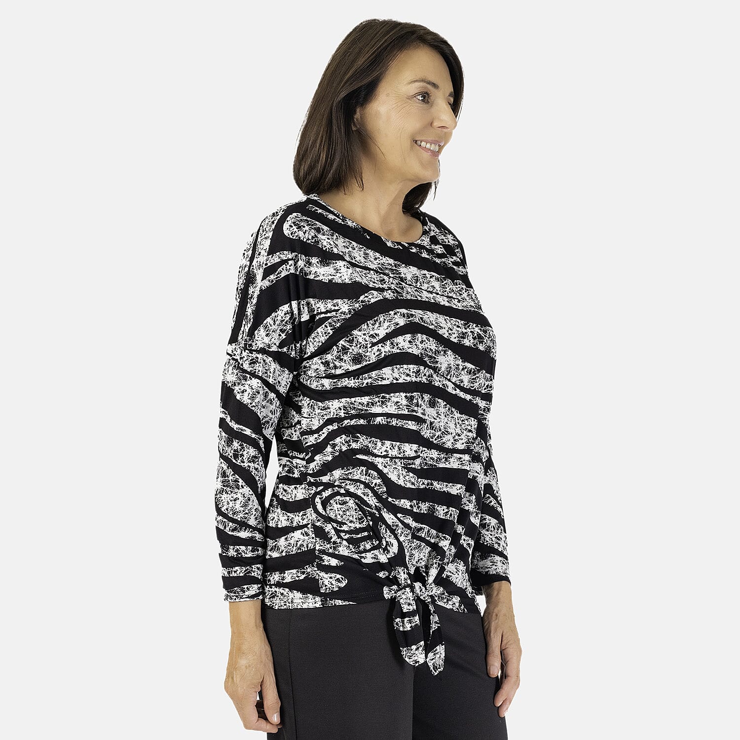 Indigo and Co Tie Front Top 7859234 2
