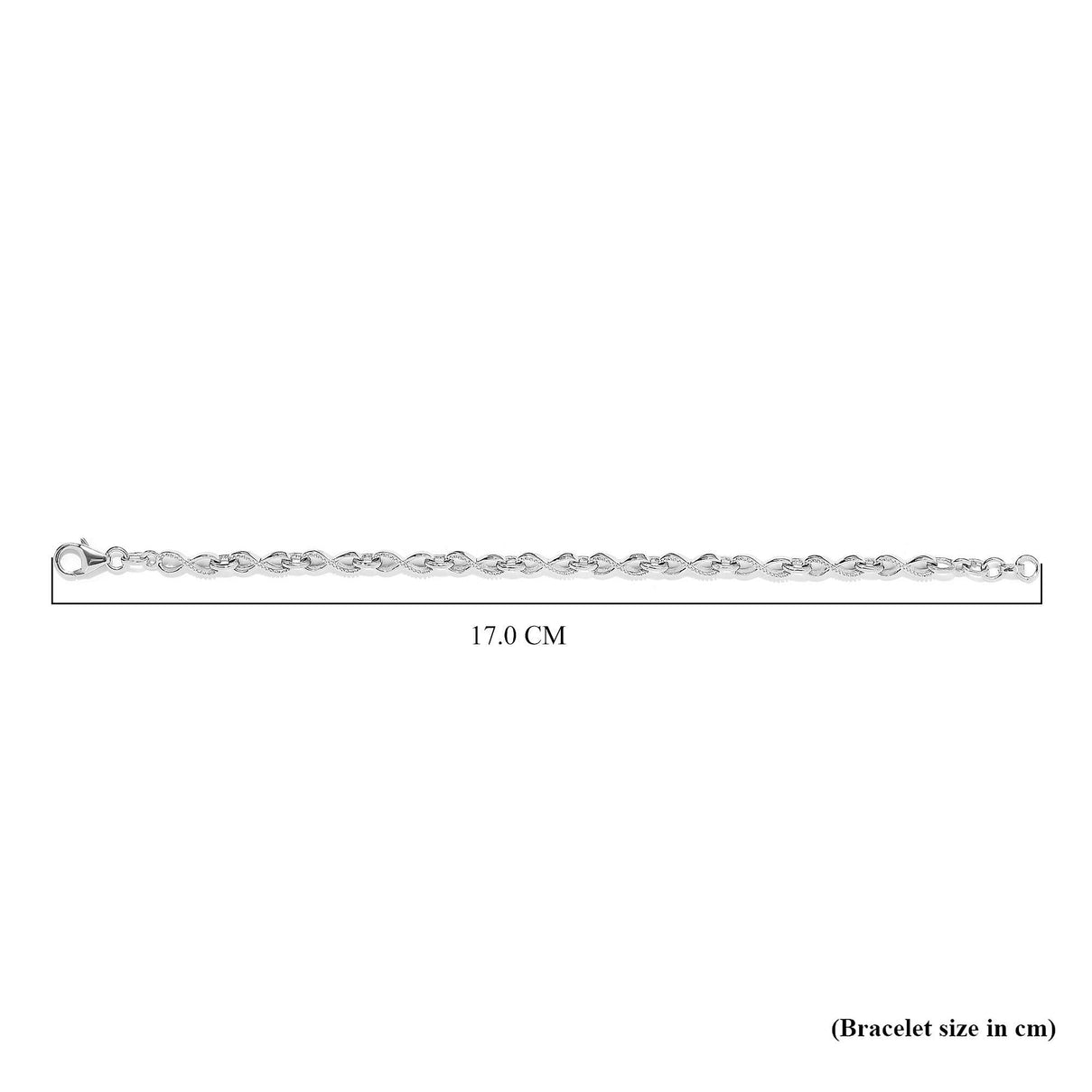 Infinity Knot Bracelet in Sterling Silver 5.60 Grams Size 6.5 Inch 3226484 7