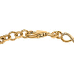 Infinity Knot Link Bracelet (Size - 6.5) in 18K Vermeil Yellow Gold Plated Sterling Silver, Gold Wt. 6.40 Gms.