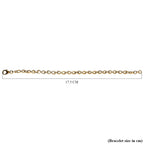Infinity Knot Link Bracelet (Size - 6.5) in 18K Vermeil Yellow Gold Plated Sterling Silver, Gold Wt. 6.40 Gms.
