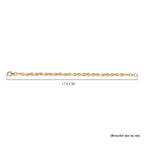 Infinity Knot Link Bracelet (Size - 6.5) in 18K Vermeil Yellow Gold Plated Sterling Silver, Gold Wt. 6.40 Gms.