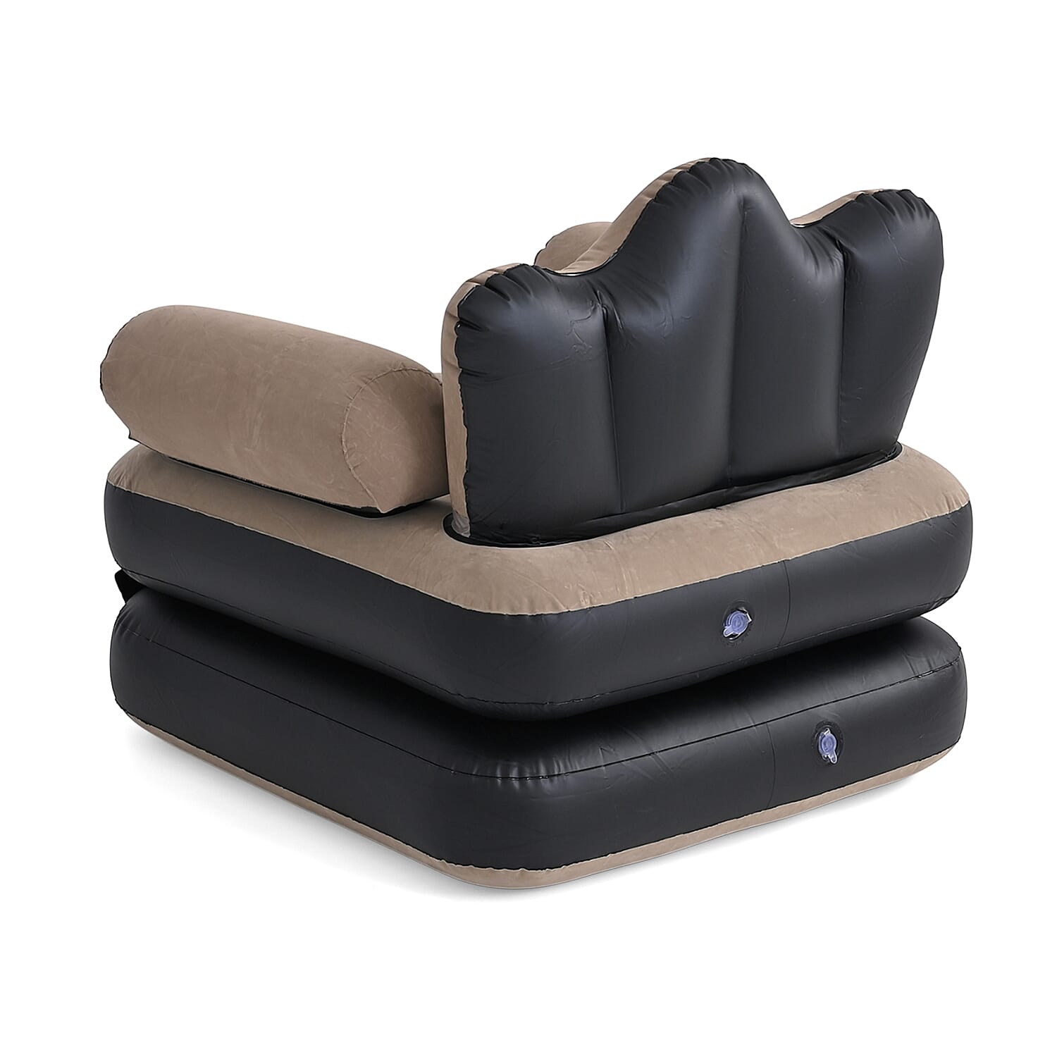 Inflatable Reclining Couch Sofa Bed with Armrest (178 cm) - Beige 8377487 7