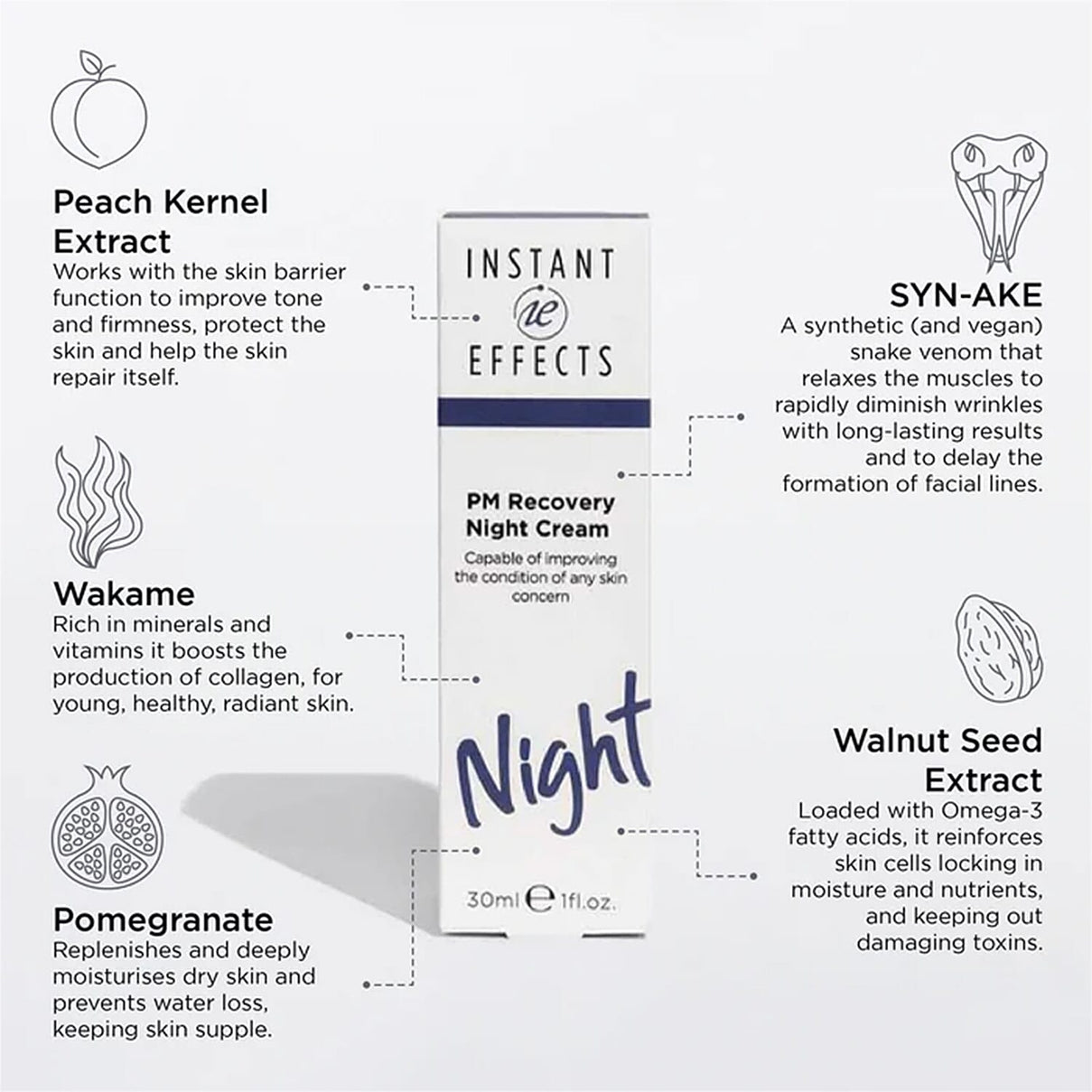 Instant Effects PM Recovery Night Cream - 30 ml 7389080 1