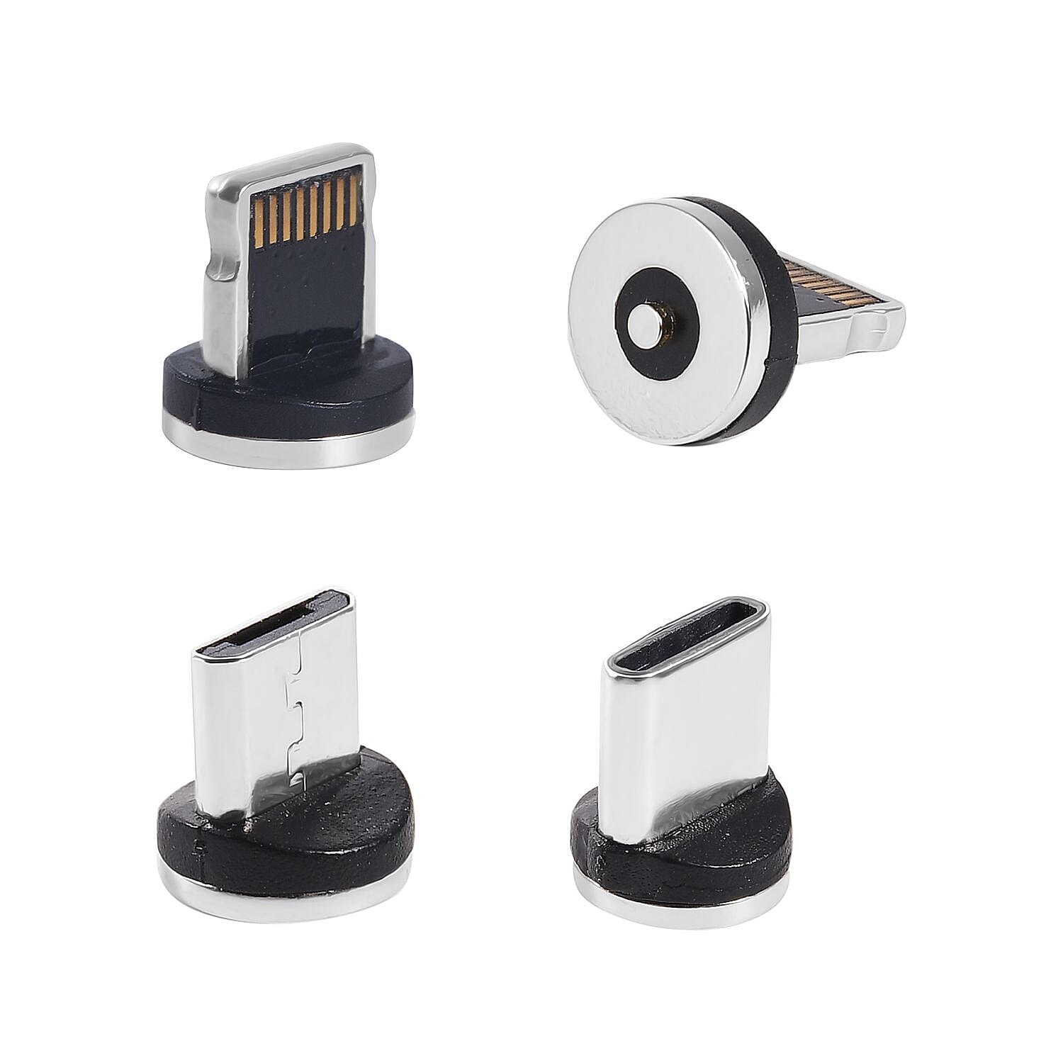 Intelligent 3-in-1 Magnetic USB Cable with Flowing LED Light - Green 7924453 14