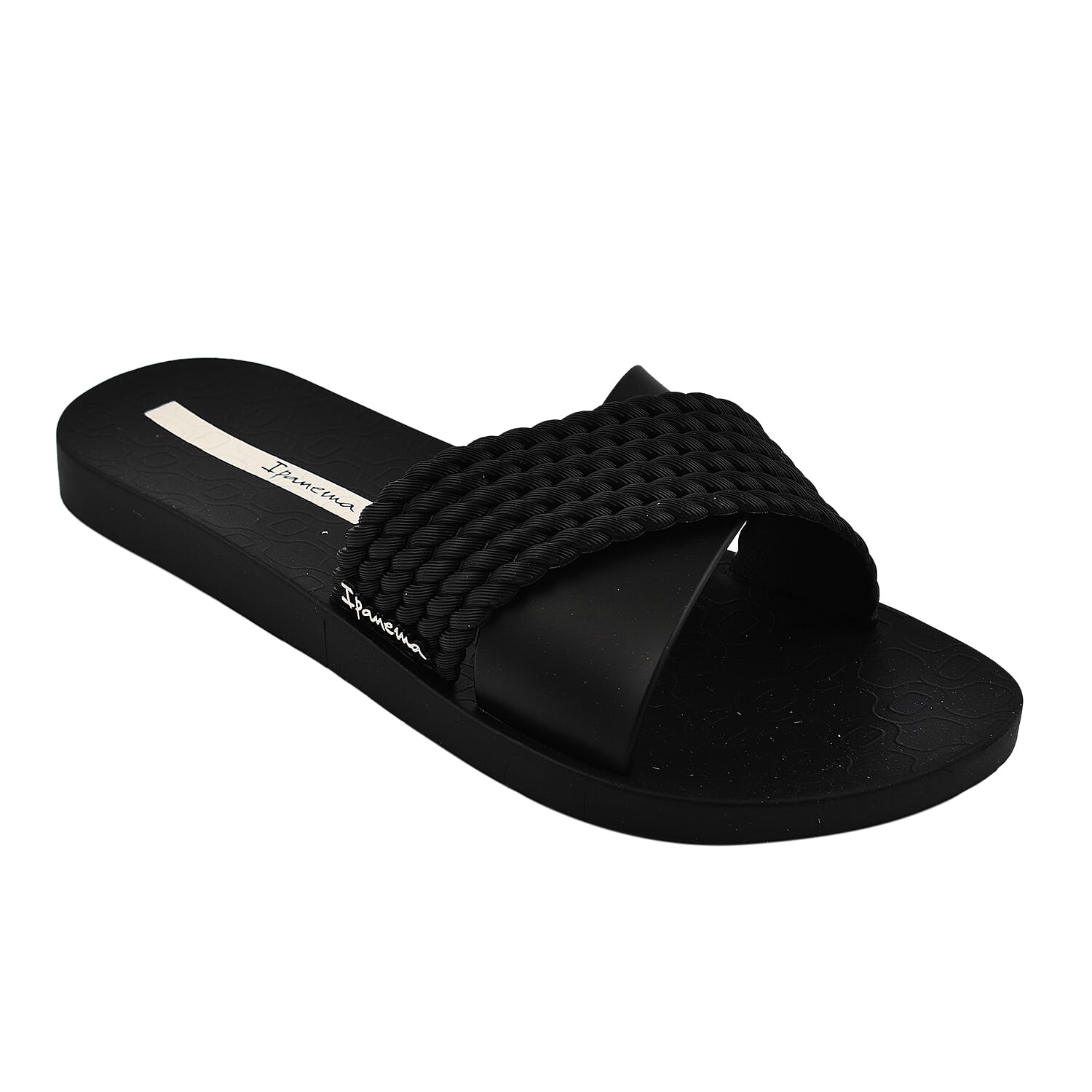 Ipanema Street Slide Rope Flat Sandals Black 6342689 1