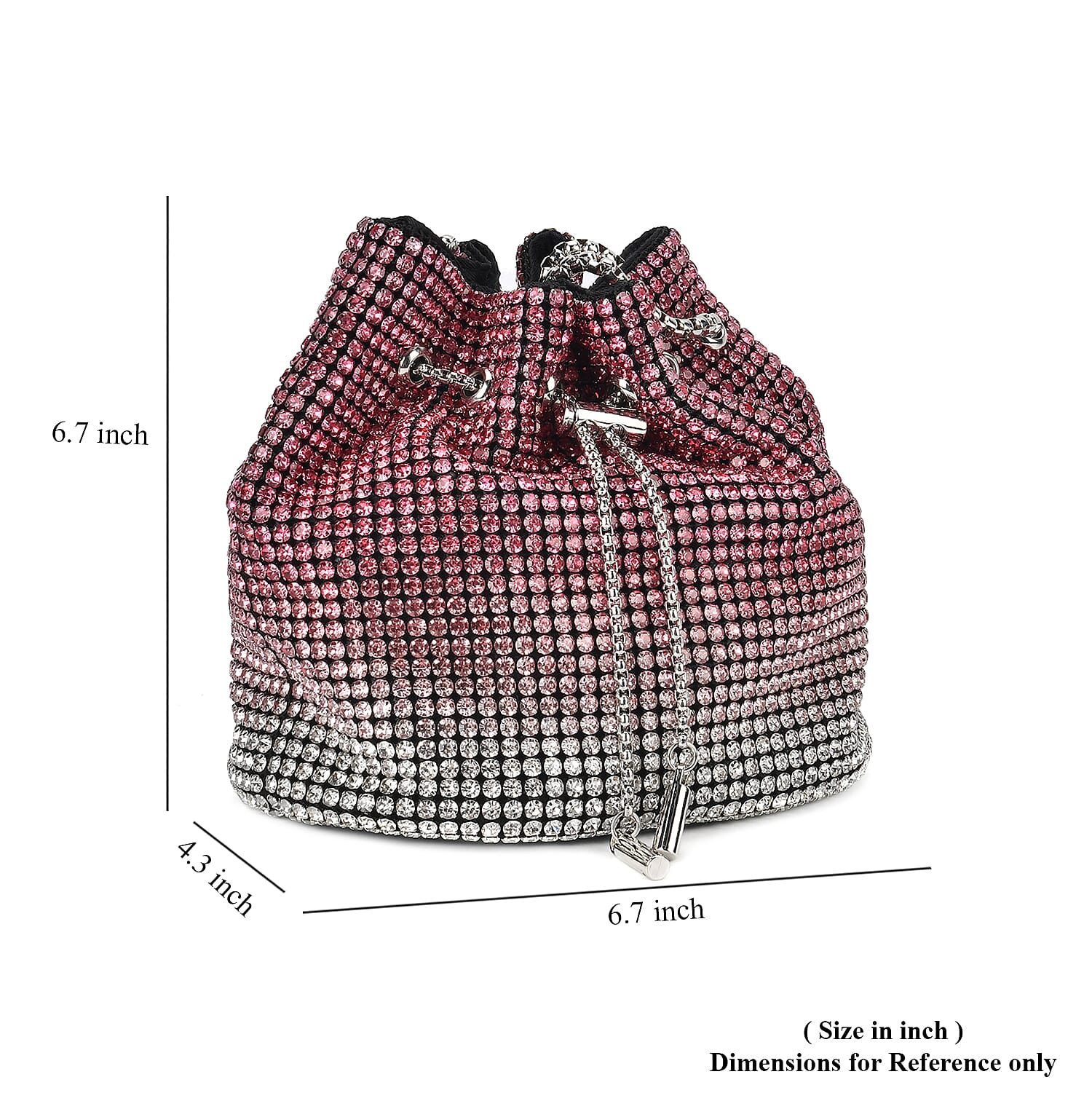 Rhinestone Black Golden Handbag 7737499 6