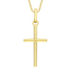 Italian Closeout - 9K Yellow Gold Cross Pendant