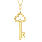 Italian Close Out - 9K Yellow Gold Key Pendant