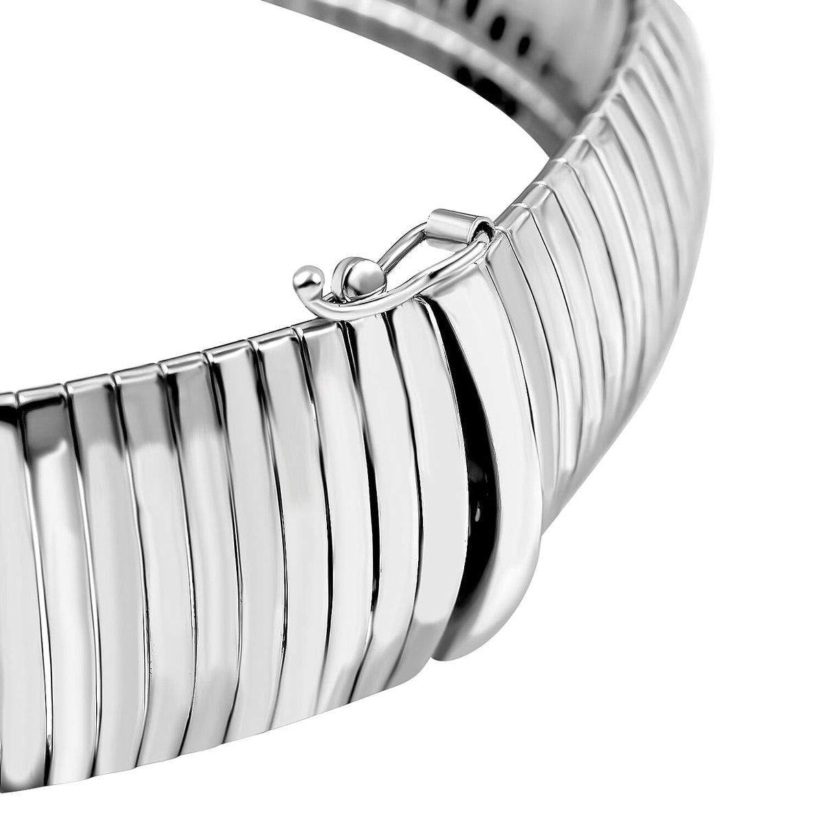 Italian Handmade - Sterling Silver Cleopatra Bracelet (Size - 7.5), 30.50 GM 7629123 3