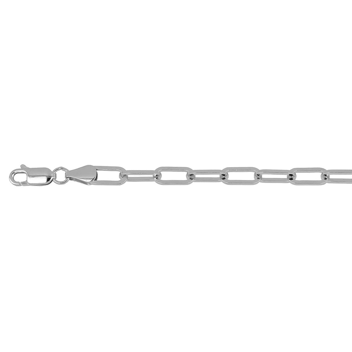Italian Close Out - Sterling Silver Paperclip Chain 20 Inch 8110151 0