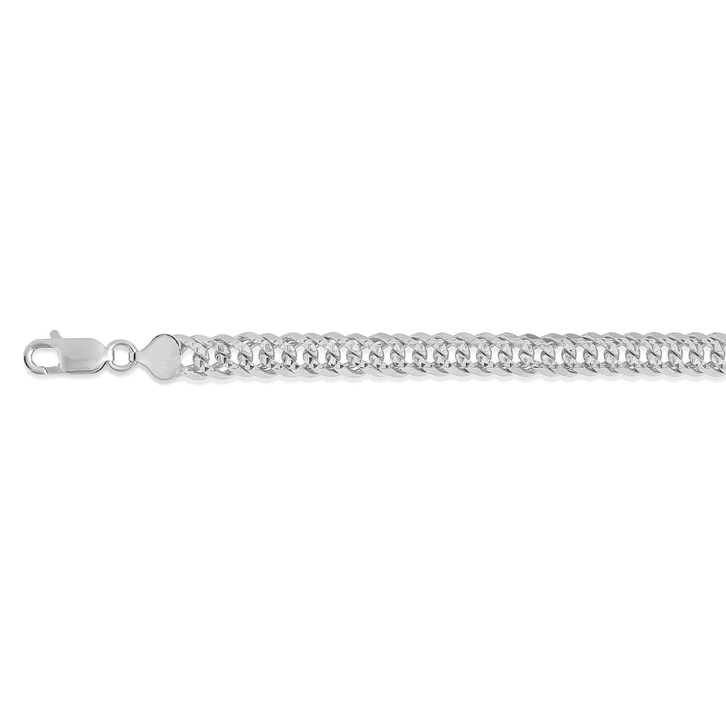 Italian Close Out - Sterling Silver Curb Necklace (Size - 20) with Lobster Clasp, Silver Wt. 42.64 Gms.