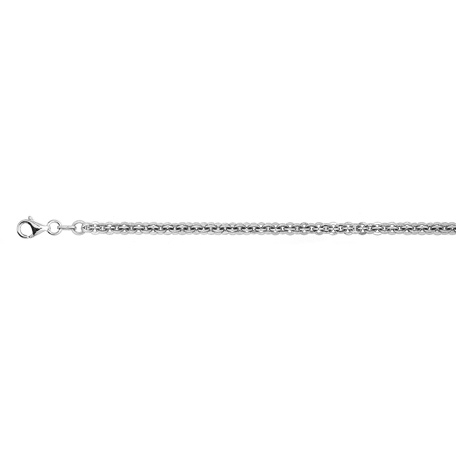 Italian Close Out - Sterling Silver Vortex Chain With Lobster Clasp 20 Inch 8110143 1