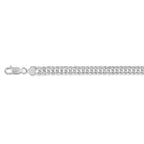 Italian Close Out - Sterling Silver Curb Necklace (Size - 20) with Lobster Clasp, Silver Wt. 42.64 Gms.