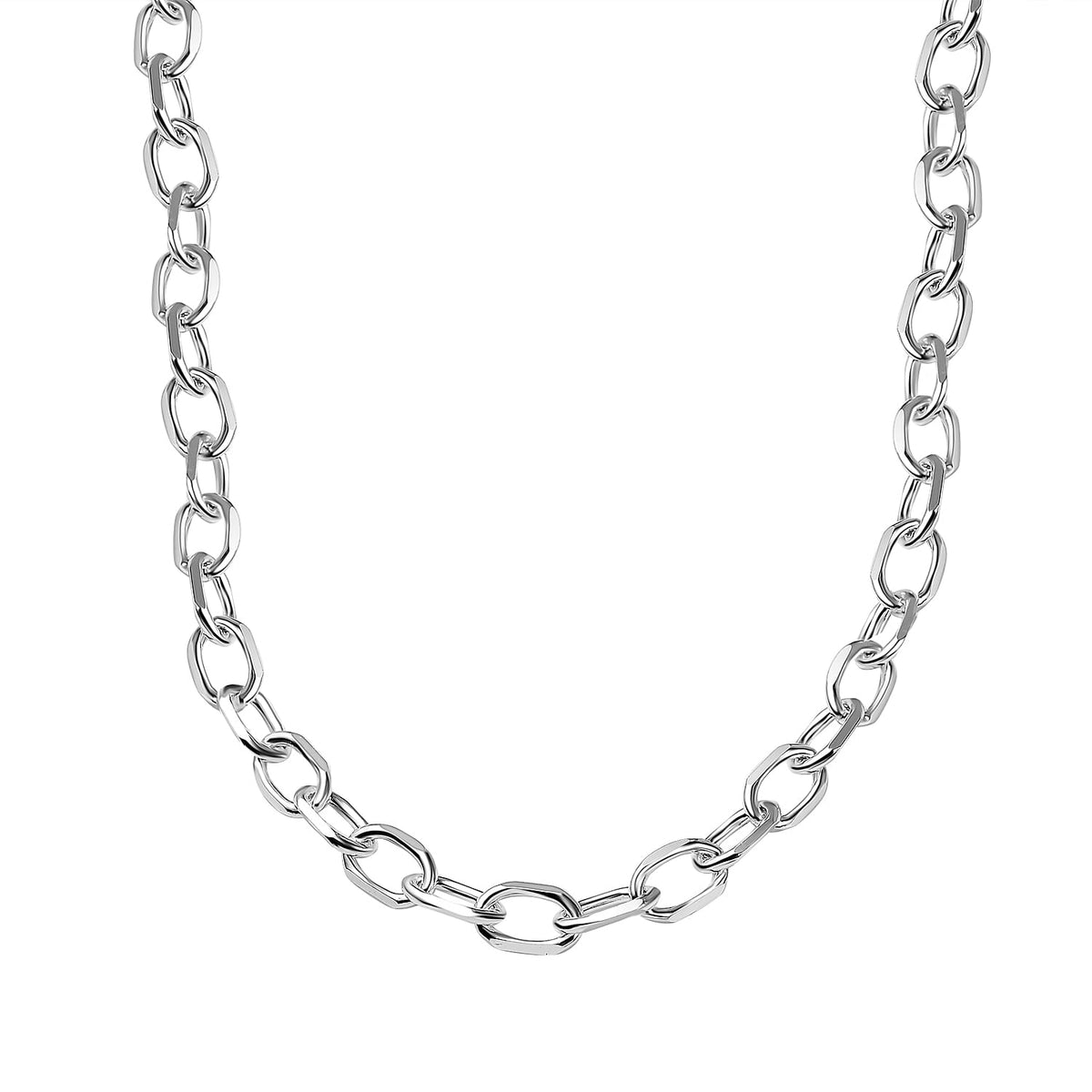 Italian Closeout Cable Necklace in Sterling Silver (Size - 20), Silver Wt 15.50 GM 7566714 0