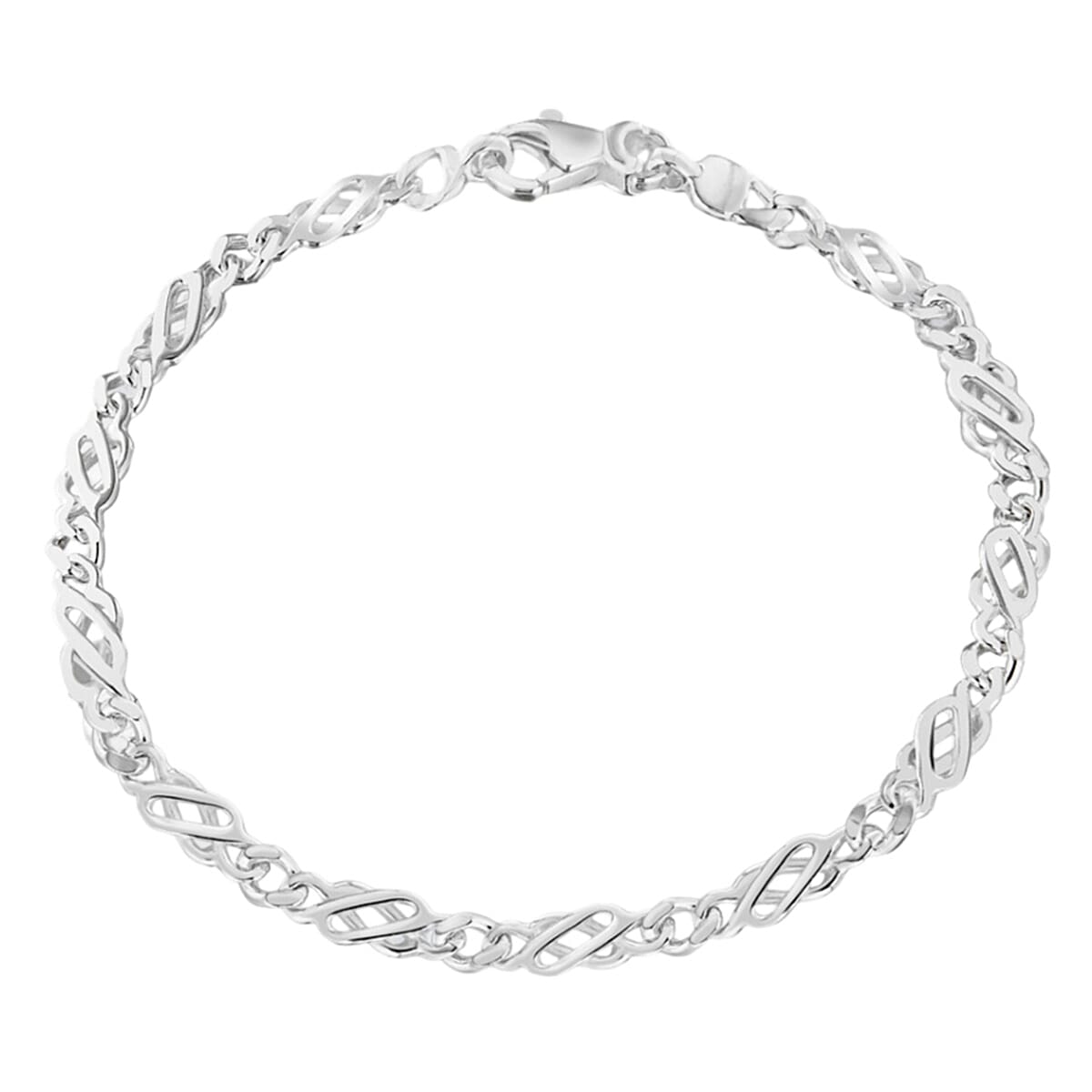 Italian Closeout - Celtic Bracelet in Sterling Silver (Size - 7) 7753640 0