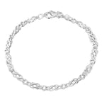Italian Closeout - Celtic Bracelet in Sterling Silver (Size - 7)