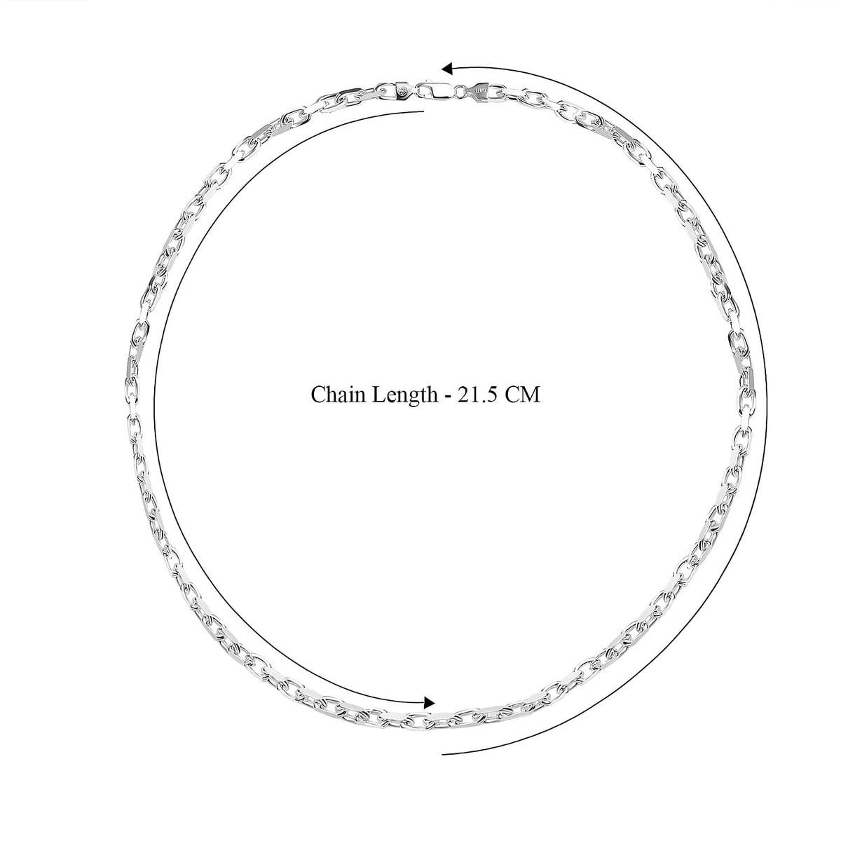 Italian Closeout Deal - Sterling Silver Rolo Necklace (Size - 24), Silver Wt. 50.25 Gms 7566527 4