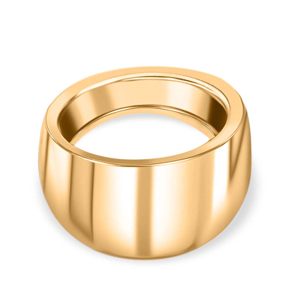 Italian Made 9K Yellow Gold Designer Dome Ring 7373197 1