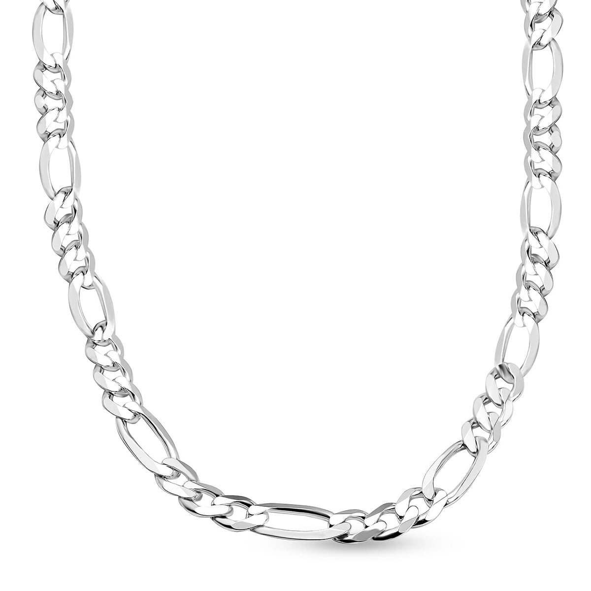 Italian Made Close Out- Sterling Silver Figaro Necklace (Size - 20), Silver Wt. 32.00 Gms 7346191 3