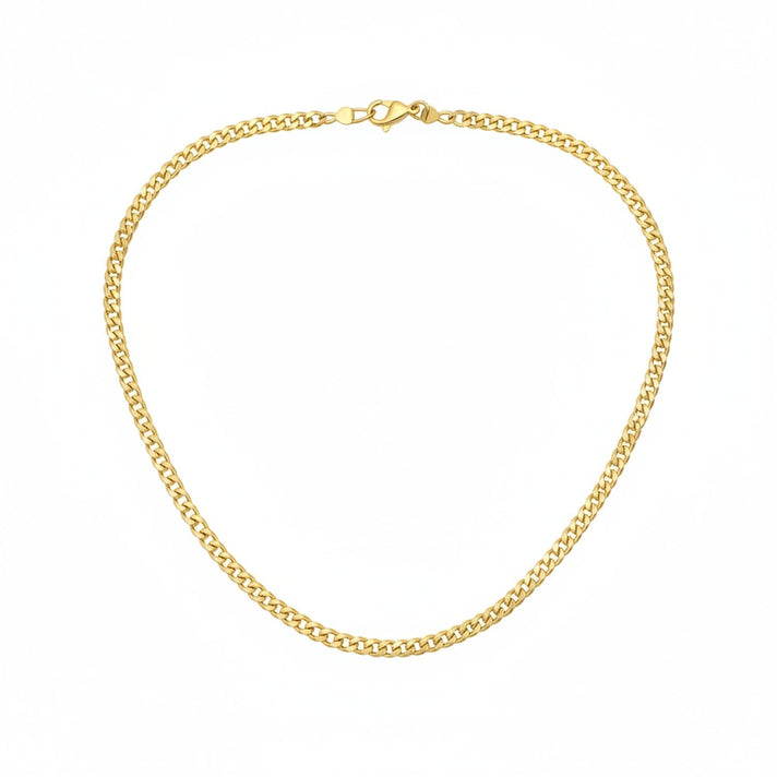 Italian Made Close out Deal - Gold Overlay Sterling Silver Necklace (Size - 18) 8183711 1