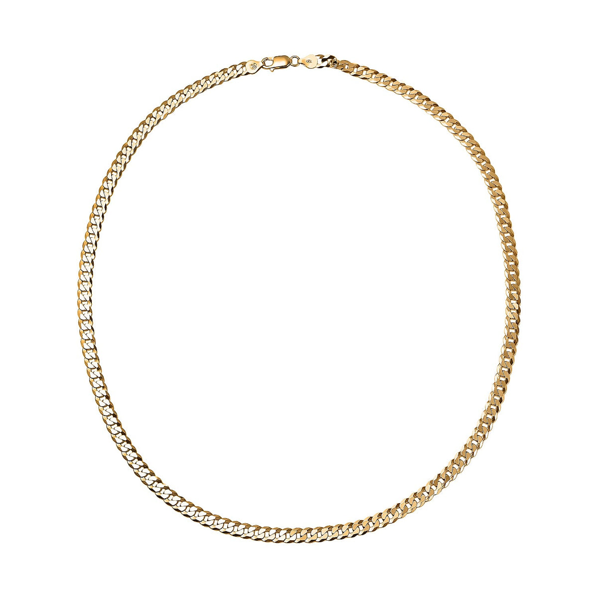 Italian Made Closeout Deal - Gold Overlay Sterling Silver Necklace (Size - 24), Silver Wt. 24.11 Gms 7385174 0