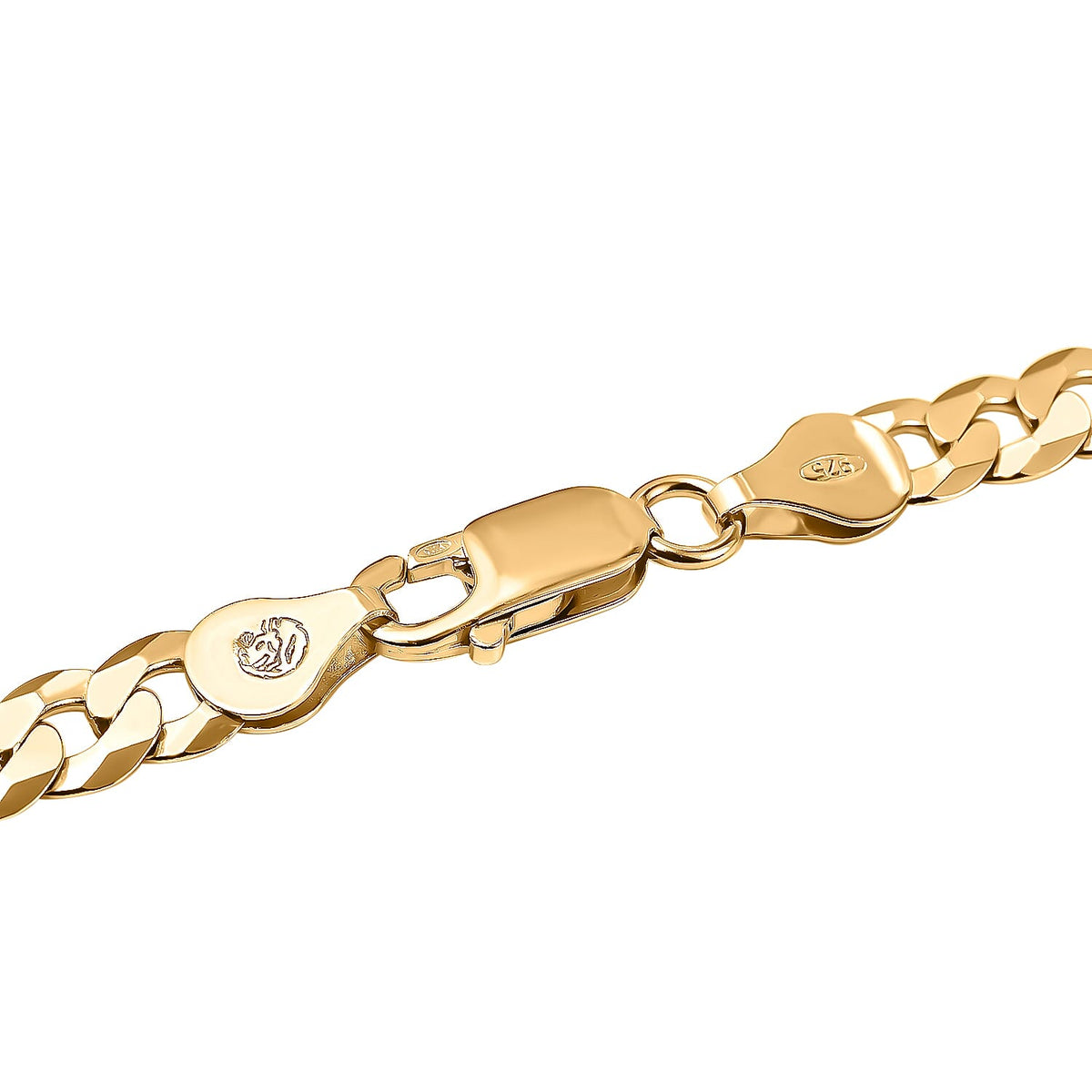 Italian Made Closeout Deal - Gold Overlay Sterling Silver Necklace (Size - 24), Silver Wt. 24.11 Gms 7385174 3
