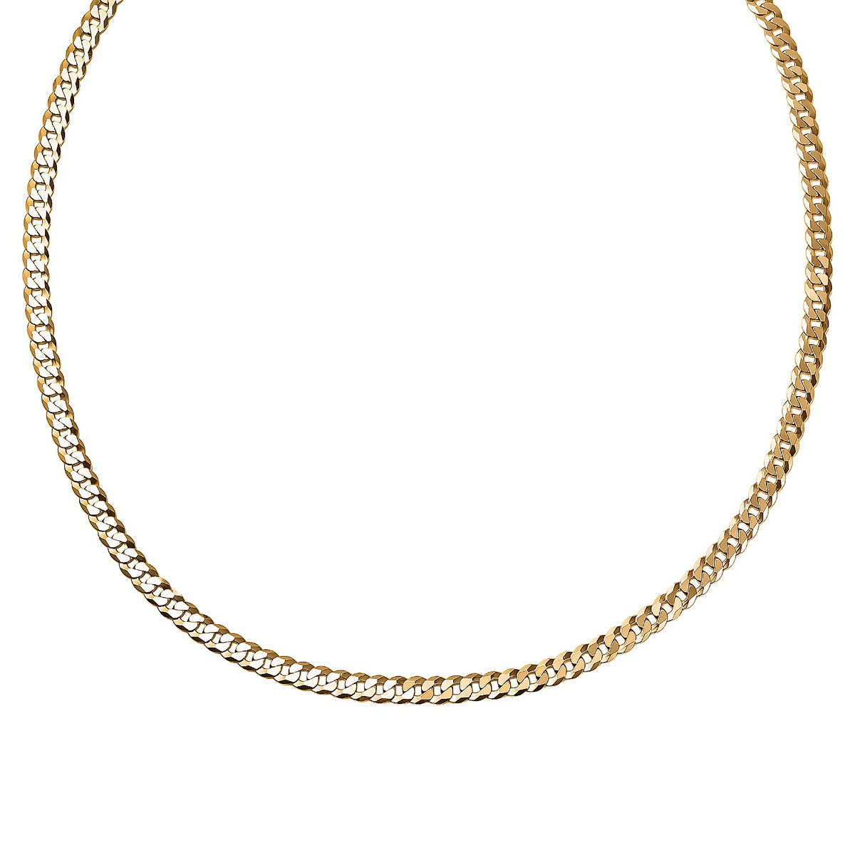 Italian Made Closeout Deal - Gold Overlay Sterling Silver Necklace (Size - 24), Silver Wt. 24.11 Gms 7385174 4