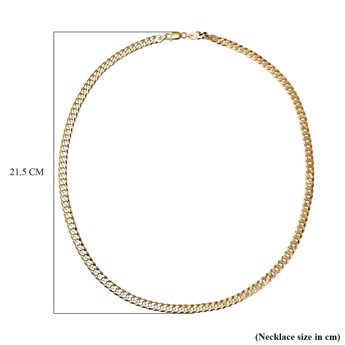 Italian Made Closeout Deal - Gold Overlay Sterling Silver Necklace (Size - 24), Silver Wt. 24.11 Gms 7385174 5