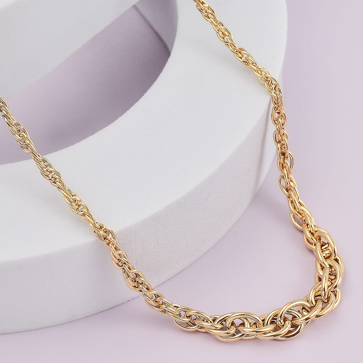 Maestro Collection - Graduated 9K Yellow Gold Prince of Wales Necklace (Size - 20) 7490201 1