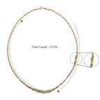 Maestro Collection - Graduated 9K Yellow Gold Prince of Wales Necklace (Size - 20)