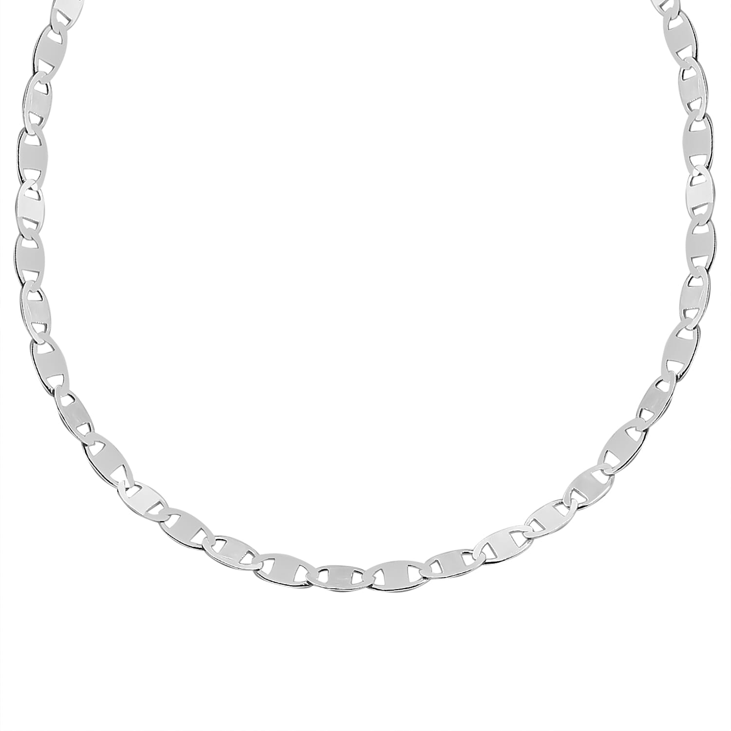 Italian Made- Sterling Silver Chain (Size - 20) 7272319 0